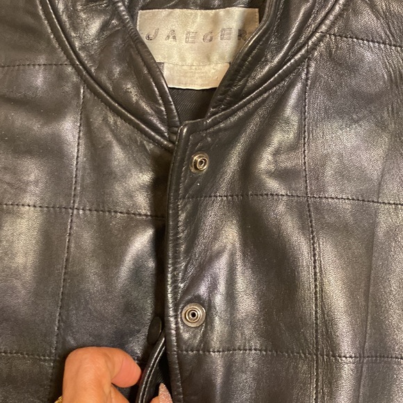 Jaeger Leather Vest - vintage - Picture 8 of 8